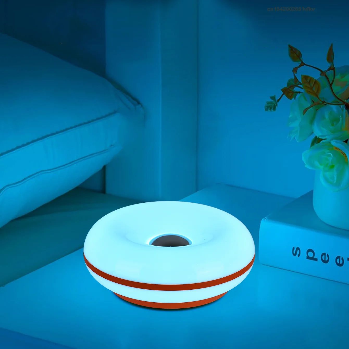 Bedroom Bedside Lamp USB Plug Bauhaus Living Room Dining Room Decoration Donut Ambient Light