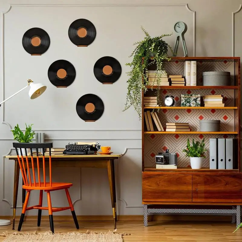 Wood Vinyl Record Shelf Wall Mount, Small Wall Record Holder Display Shelf, Vinyl Record Shelves Record Album Display Holder