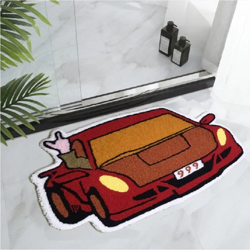 Car Fashion Brand Imitation Cashmere Carpet Bedside Cloakroom Room Living Room E-Sports Room Carpet Home Decoration Rug